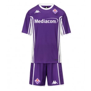 Fiorentina Hemmaställ Barn 2025-26 Kortärmad (+ Korta byxor)